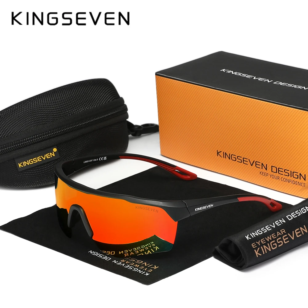 

KINGSEVEN брендовые очки для скалолазания, поляризационные мужские очки для походов, женские очки UV400 с антибликовым покрытием, спортивные очки на открытом воздухе