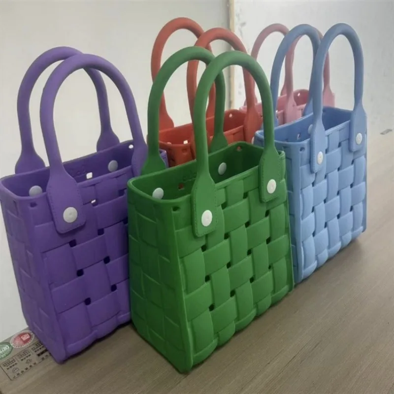 Waterproof Cosmetic Bag Outdoor Portable Eva Makeup Bag Rubber Beach Tote Portable Travel Makeup Tool Kits
