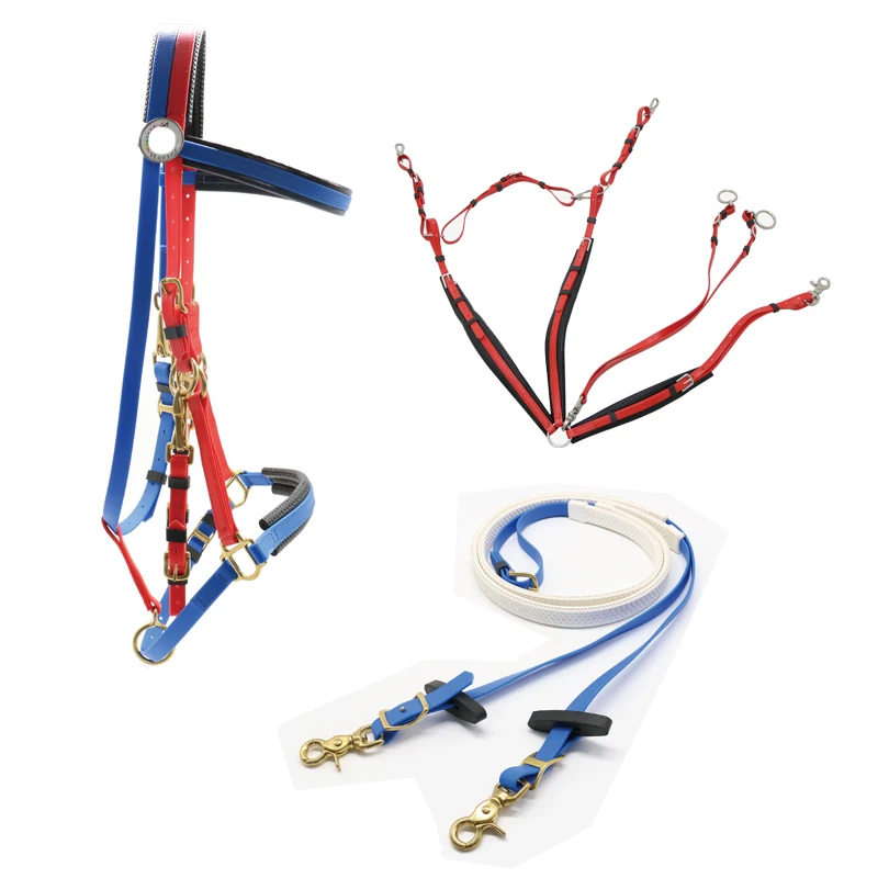 

Full Set Western Saddle Horse Endurance Riding Bridle Equipment PVC Leather and Nylon for Horse Riding Enthusiasts 2