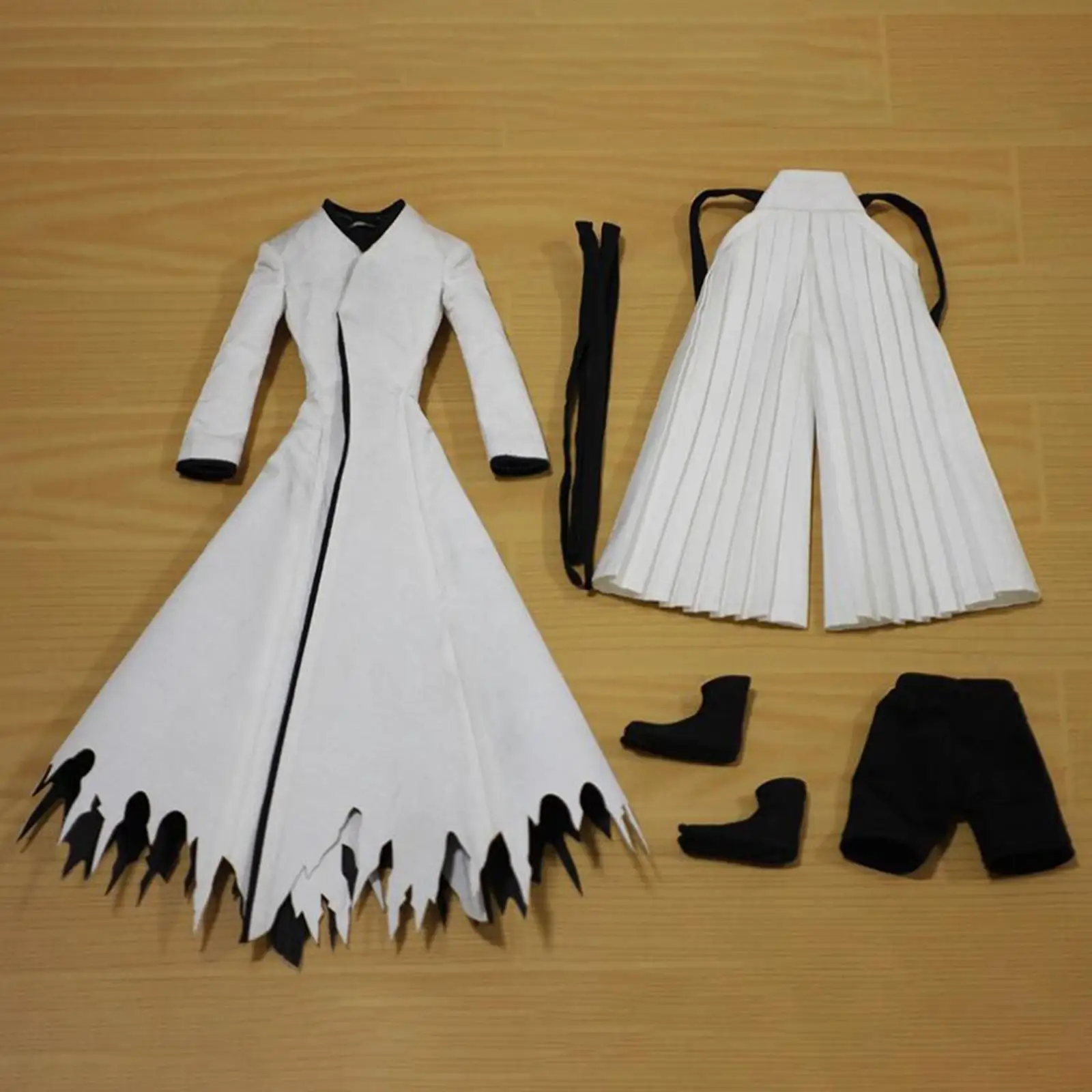 1/6 Scale Long Gown Set Including Long Robe, Pants, Waist Belt, and Shoes Costume for 12'' Action Figure