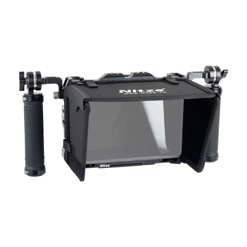 Jaula de monitor Nitze para Atomos SHINOBI 7 con parasol - JT-A01B