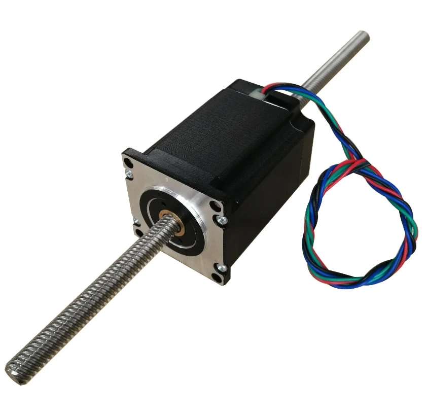 NEMA23 Linear Stepper 57mm Non Captive Lead Screw 2 Phases Screw Motor OEM ISO Hybrid Nema 23 Stepper Motor Stepper Motor 24 Nm