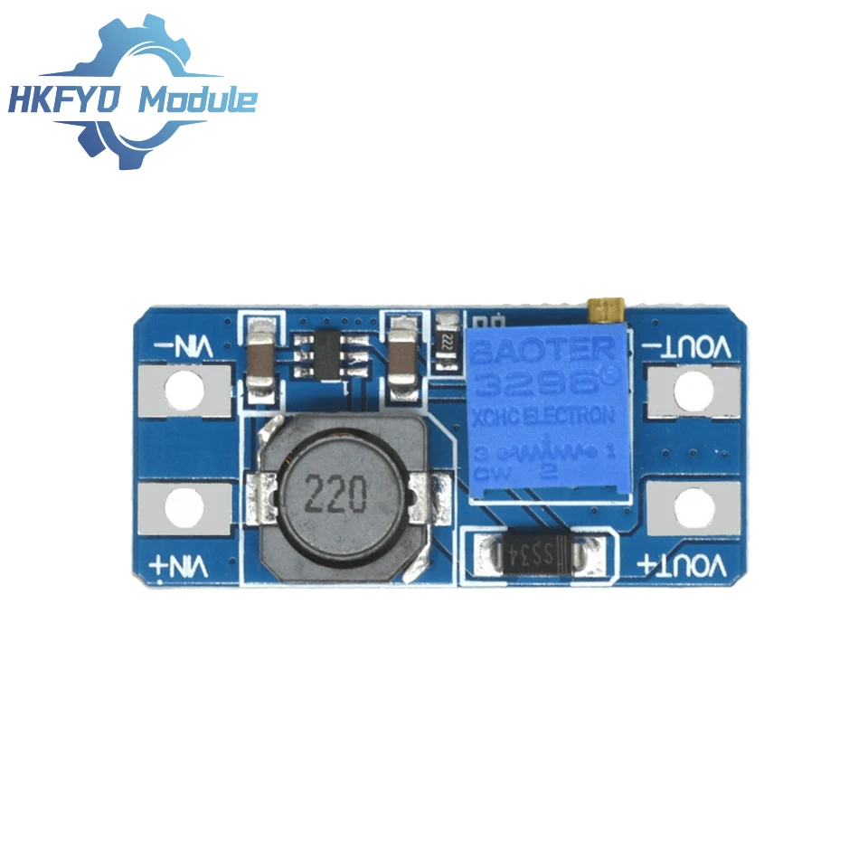 Modulo boost DC-DC MT3608 da 1-100 pezzi – Modulo di alimentazione step-up 28 V 2 A per Arduino, batterie e progetti elettronici fai-da-te
