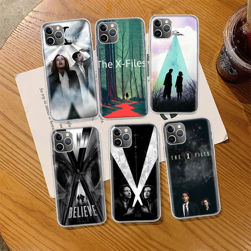 The X Files I Want to Believe Phone Case For Iphone 14 13 15 Pro Max Apple 11 12 Mini X XS XR 16 Plus 6 6S 5 5S Clear C