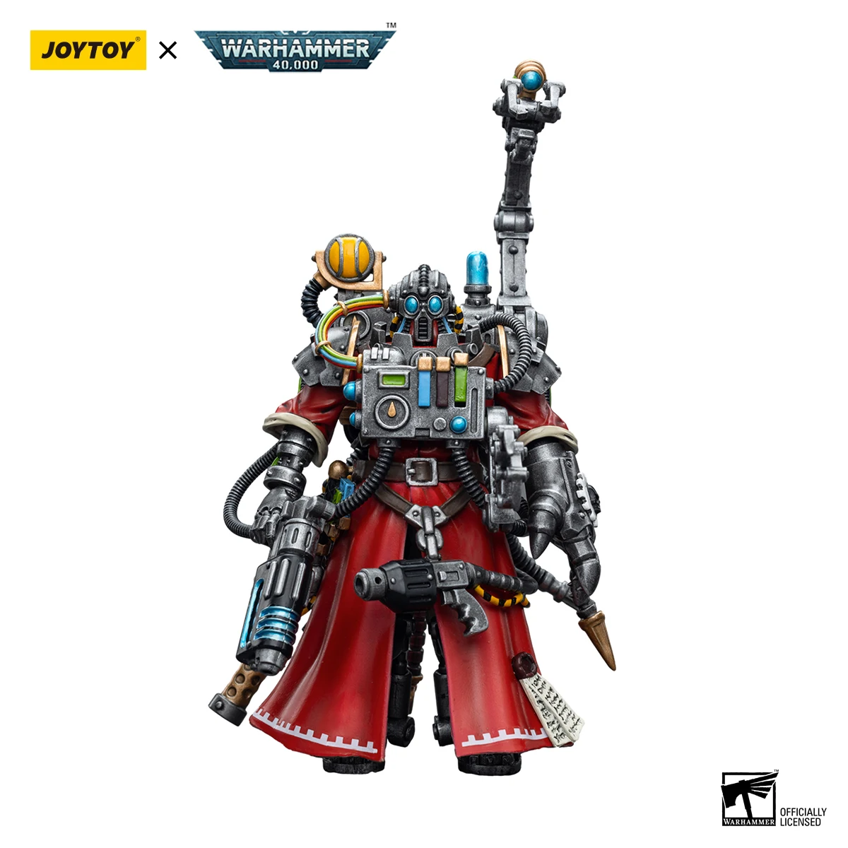 JOYTOY Warhammer 40k 1/18 Action Figures Anime  Adeptus Mechanicus Cybernetica Datasmith 12cm  Collection Model Toys