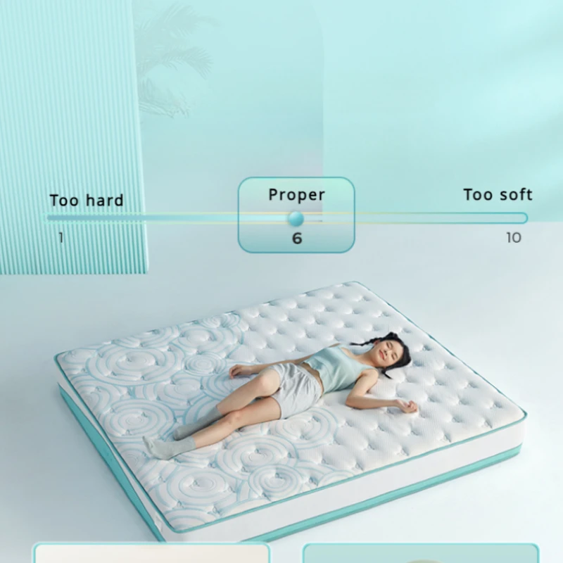 

Comfortable Molblly Mattresses Vacuum Bags Cozy Queen Floor Foldable Mattresses Folding Core Sleep Colchao Bedroom Furniture