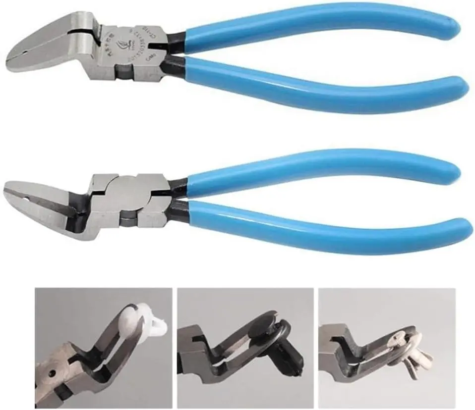 

Multifunction Diagonal Cutting Pliers for Auto Trim & Rivet Removal