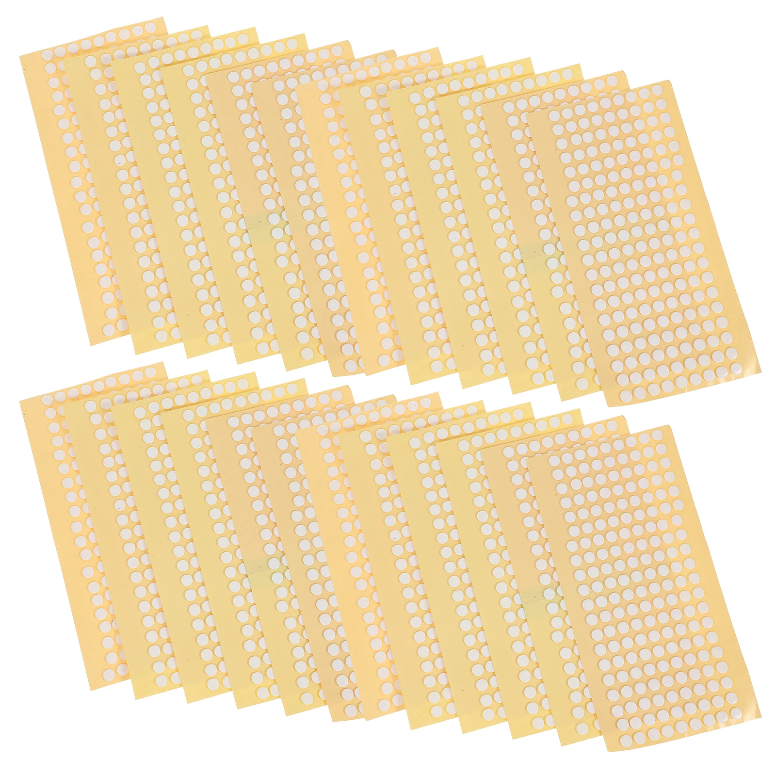 

1000pcs Adhesive Double Sided Removable Tape Double Sided Removable Tape Clear 8mm Round Stickers Versatile Fixing