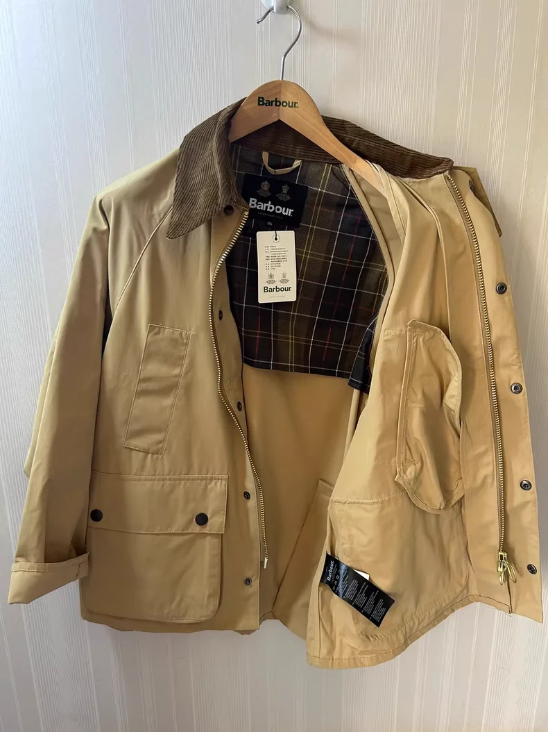 B@r OS Bedale Chaqueta sin cera Caqui