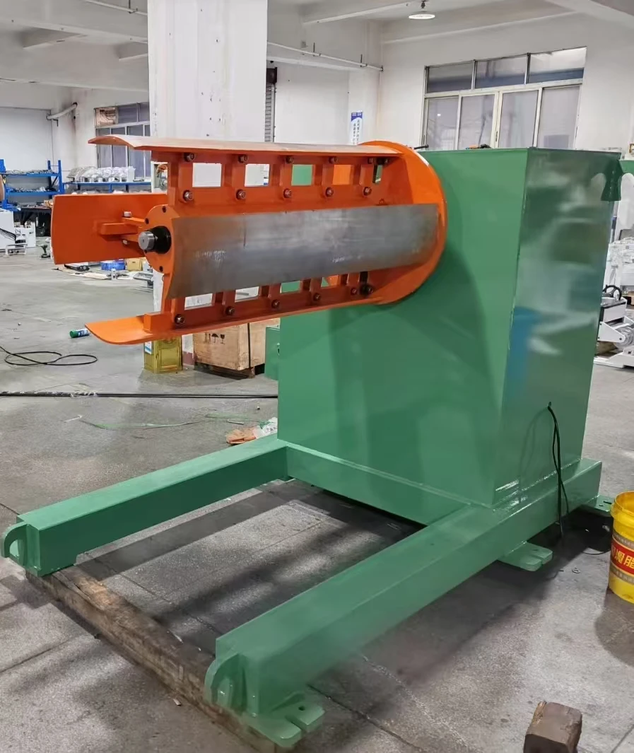 

Automatic Electric Unwinding Press Factory Price Aluminum Steel Coiling Machine with Bearing and Gear Core Components