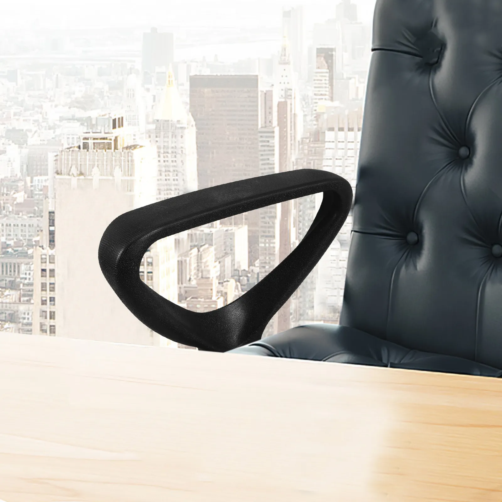 2-個のプロフェッショナルワイドアームレストオフィスチェア用簡単取り付け交換アーム頑丈な快適サポートゲーミングチェアアクセサリー