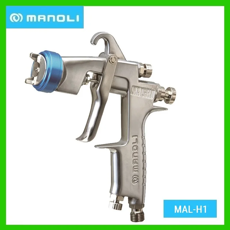 MANOLI MAL-H1 Low Pressure Paint Manual Spray Gun, Fine Atomization HVLP Wooden Furniture Sprayers,Air Painting Gun