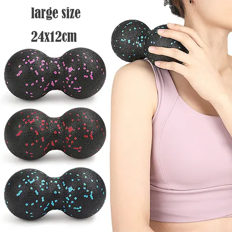 Peanut Fascia Massage Ball EPP Muscle Relaxation Yoga Fitness Ball Foot Shoulder Neck Tool Body Back Cervical Massage Ball