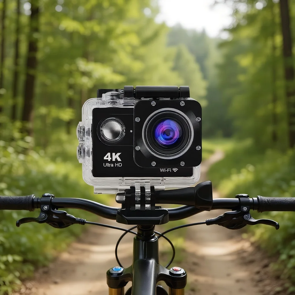 

170 ° Подводная экшн-камера — камера для шлема 4K/30 кадров в секунду с Wi-Fi и сенсорным экраном 2,0 дюйма