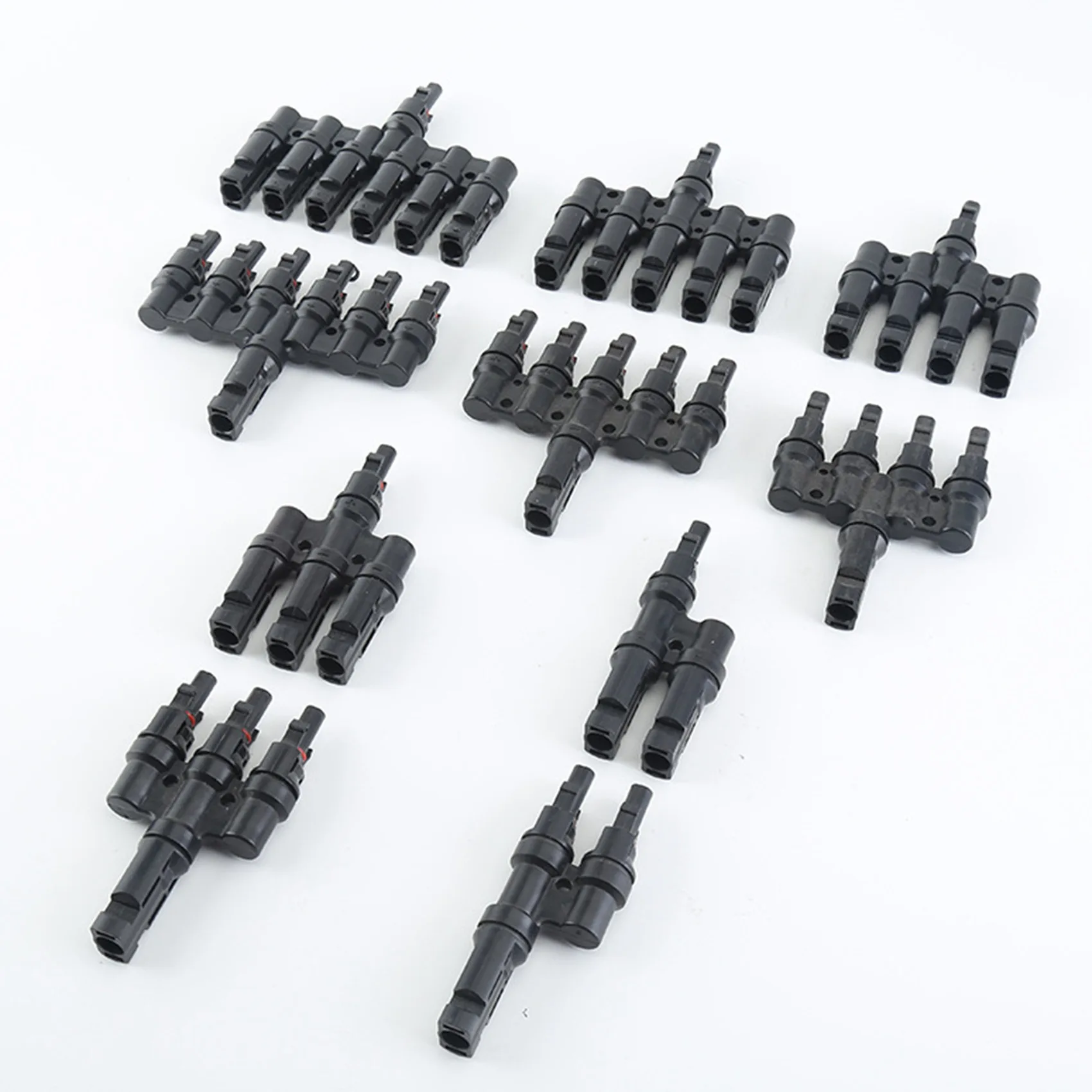 HFES Solar PV Connector 1500V 50A 2T 3T 4T 5T 6T Branch Parallel Connection IP67 Electrical PV Panel Cable Connector