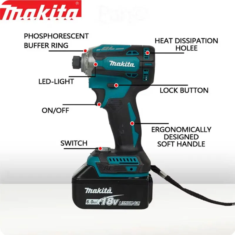 

DTD171 별렌치 세트 Impact Driver 18V BL Motor Bare Tool Unit BRUSHLESS Impact Driver 18V Brushless Cordless Impact Driver