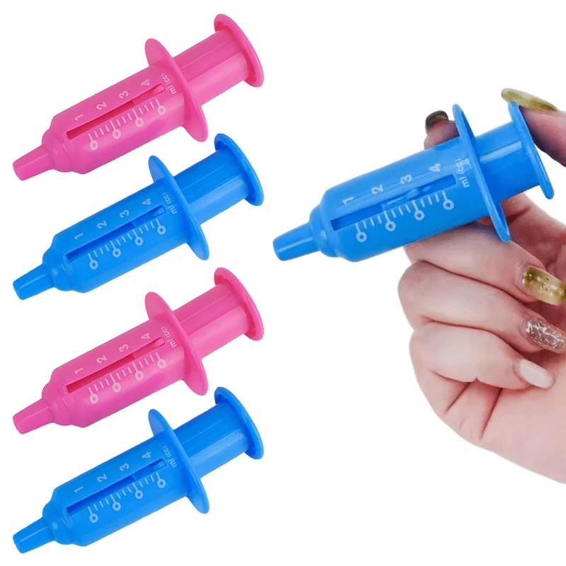1PC Plastic Simulated Syringe Doctor Role Play Props Blue Pink Available Creative Party Interactive Cosplay Games Funny Gift ZYF