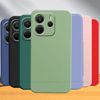 For Redmi Note 14 5G Case Cover Xiaomi Redmi Note 14 Pro Plus Capas New Original Liquid Silicone TPU Fundas Redmi Note 14 Global