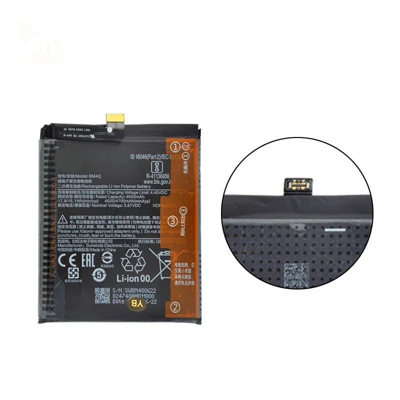 Brand New BM4Q 4700mAh Battery For Xiaomi Mi Poco F2 Pro Redmi K30 Pro K30Pro Phone Replacement Batteries