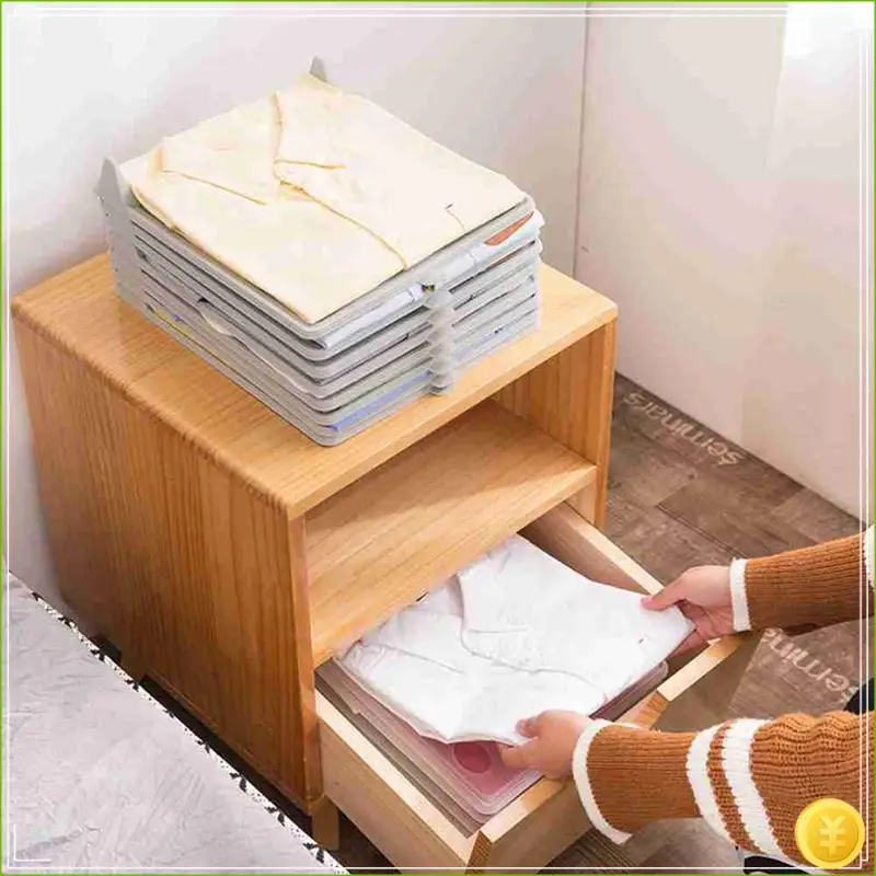 لوحة استقبال القميص قابلة للتكديس، لوحة ملابس قابلة للطي، تخزين ملابس محمولة متعددة الوظائف #6