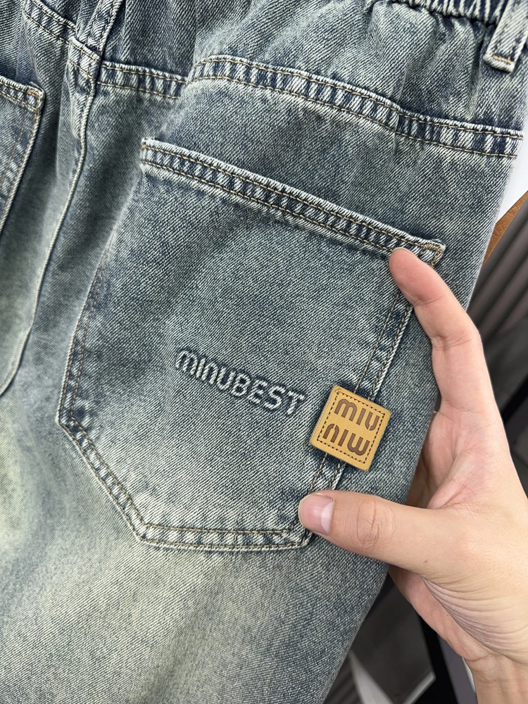 

Svip модные широкие джинсы мужские свободные прямые повседневные джинсовые брюки дышащие удобные весна-лето Faion Cool Sensation