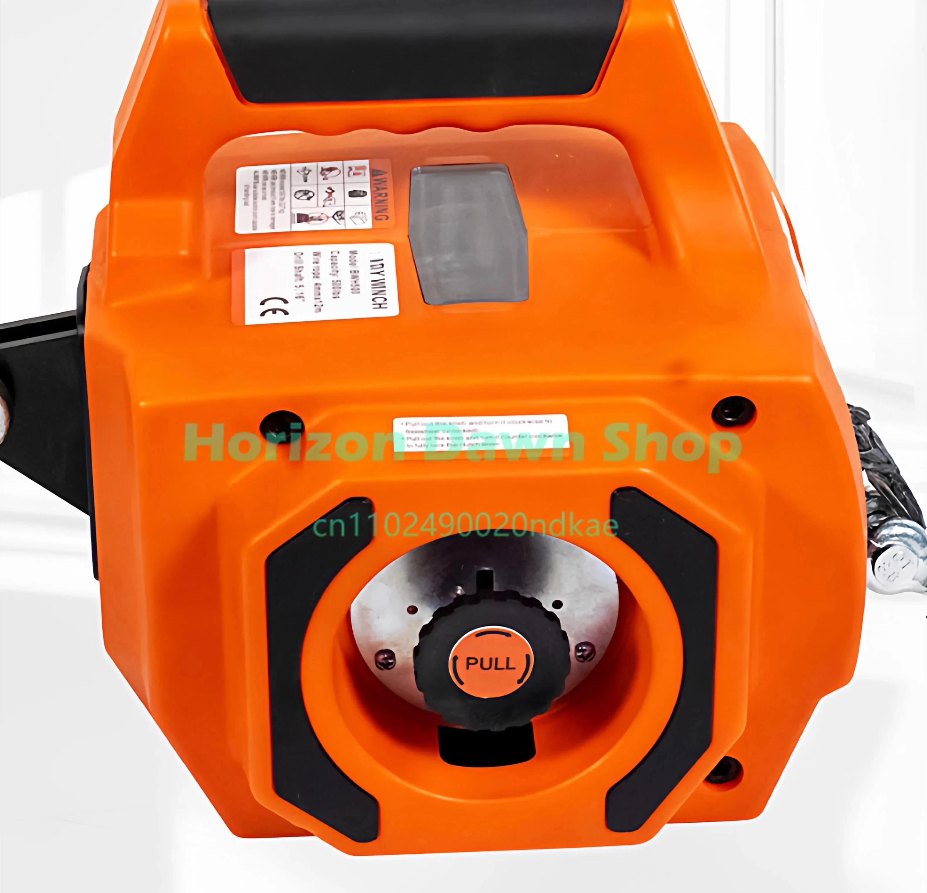 Portable electric drill winch, manual hoist, low noise and flexible rope guide