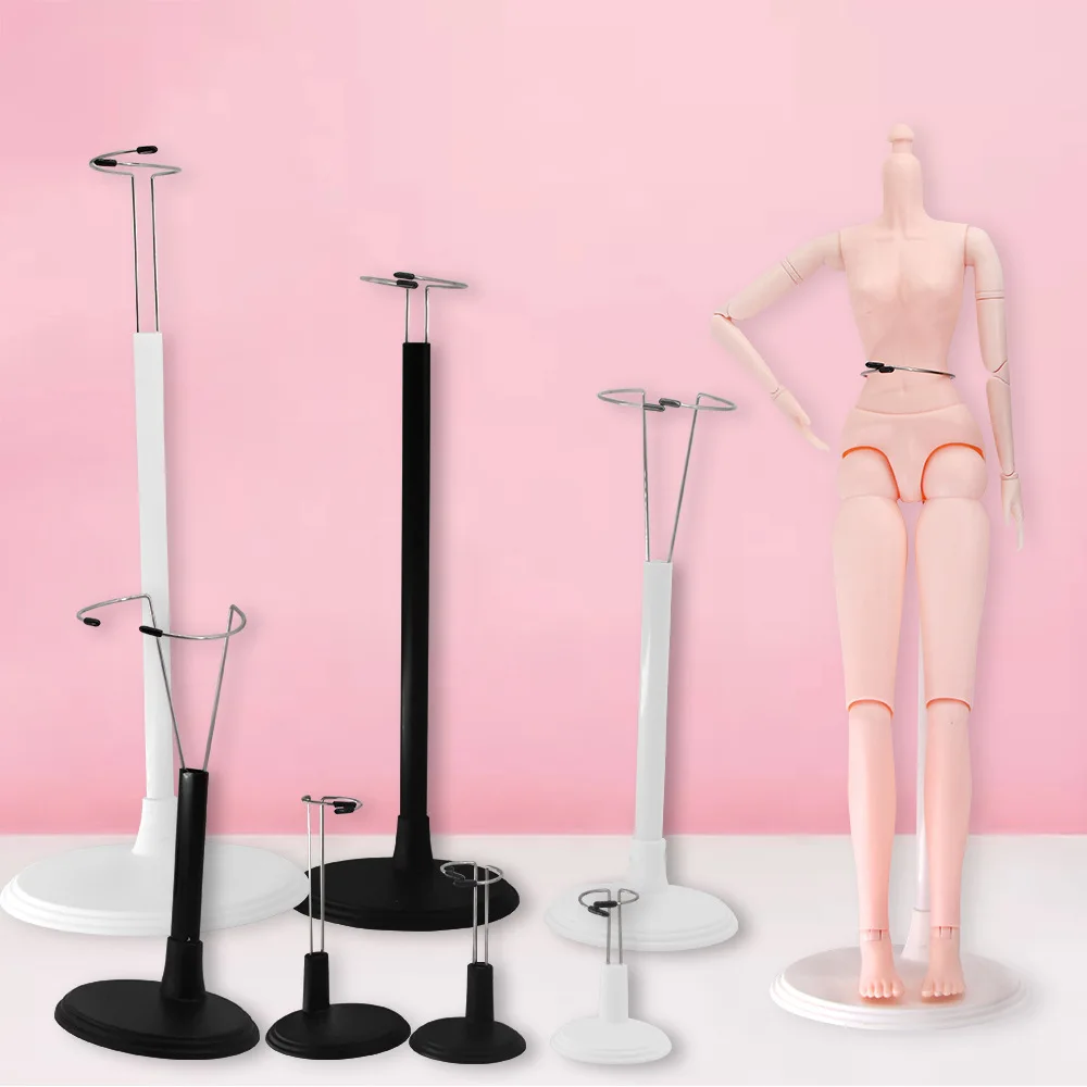 Adjustable Metal Bracket Doll Stand For 1/8 1/6 1/3 Doll Stand Prop Up Doll Toy Stand Support Dollhouse Accessory Model Display