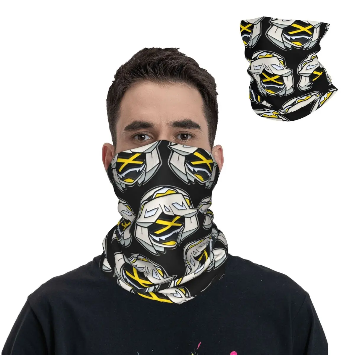 Cartoon Bandana Neck Cover Printed Motorcycle Club Murder Drones Wrap Scarf Hiking Unisex Adult Windproof