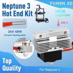Upgrade 3D Printer Hotend Kit for ELEGOO Neptune 3/3pro/3plus/3max 3D Printer Fully Assemble With Nozzle Printing Accessories