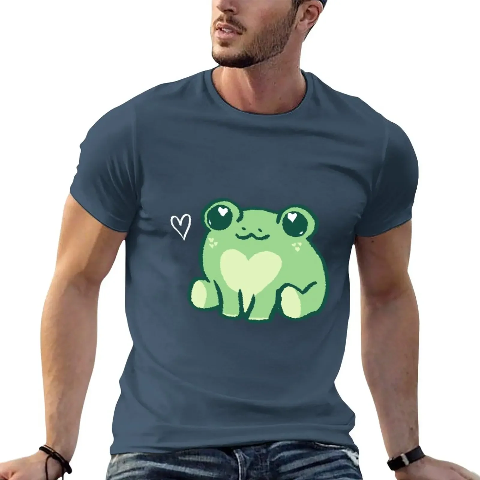 Frog Design T-Shirt anime figures shirts graphic tee graphic t shirt vintage korean fashion mens workout shirts