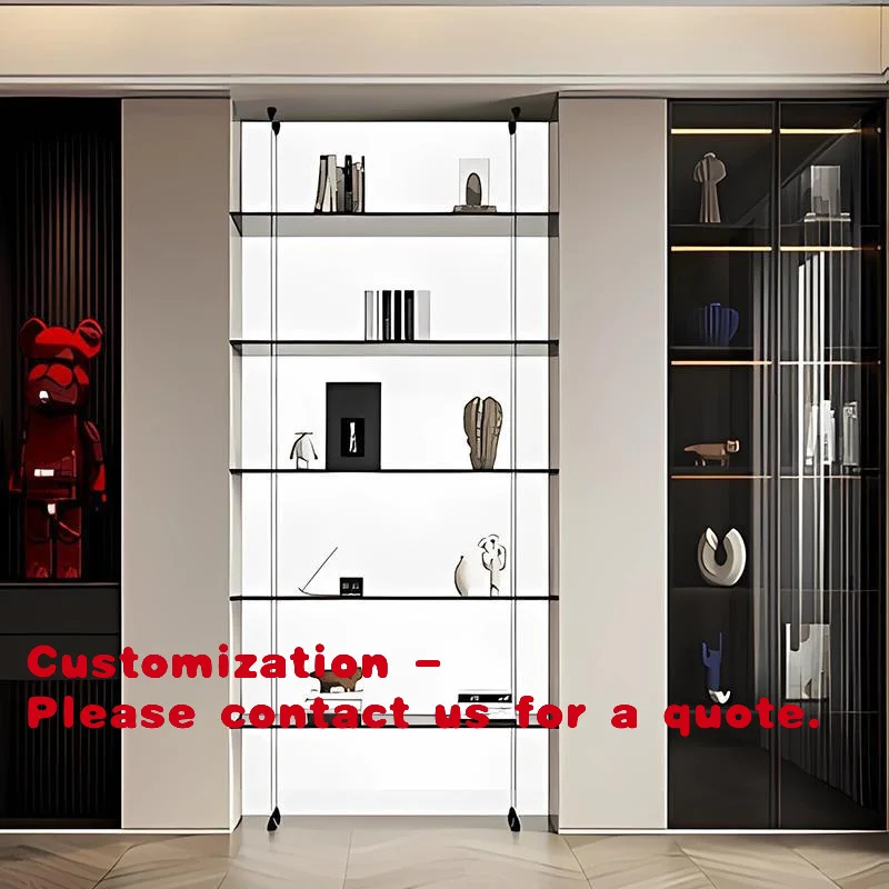 

Customize.Stainless Steel Shelf Storage Rack Metal Display Rack Minimalist Bookshelf Multi-layer Storage Rack Display Rack Acryl