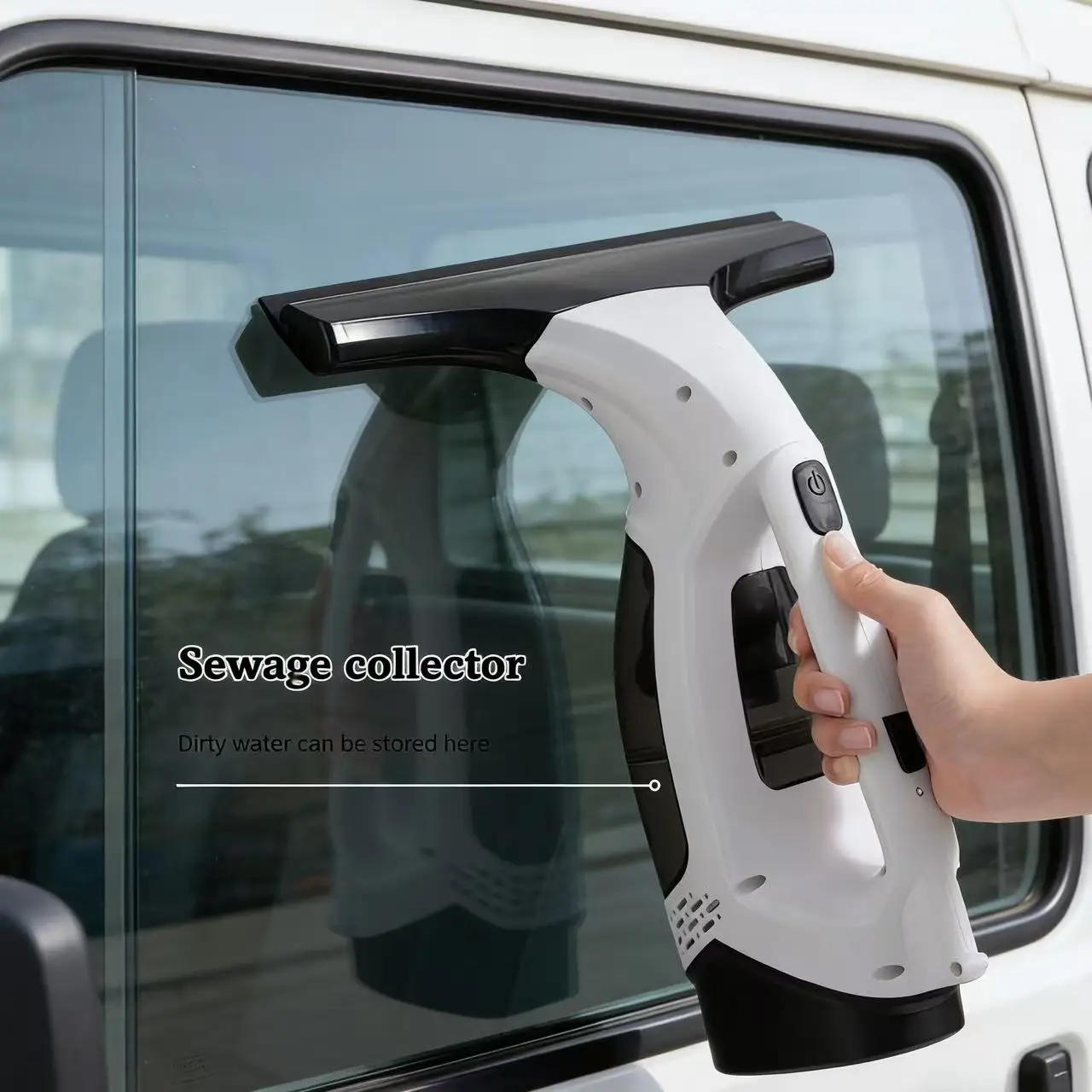 

Электрический очиститель окон для автомобиля, ручной стеклоочиститель, сильное водопоглощение, мощное всасывание, эффективный и портативный