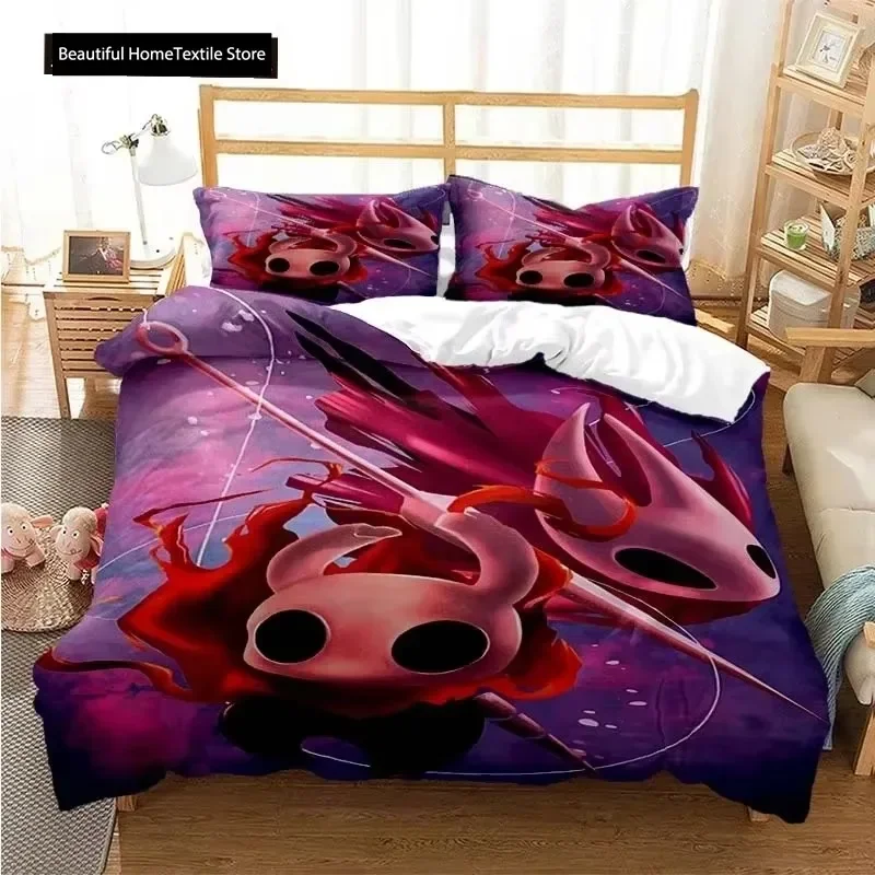 

Hollow Knight Fashion Digital Printing Bedding Set Duvet Cover Comforter Bed Single Twin Full Queen Youth Girl Boys Gift
