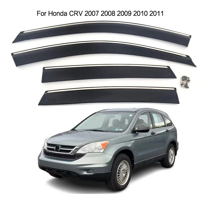 

Ветровой дефлектор, дверной, оконный, дождевик, козырек для Honda CRV 2007, 2008, 2009, 2010, 2011