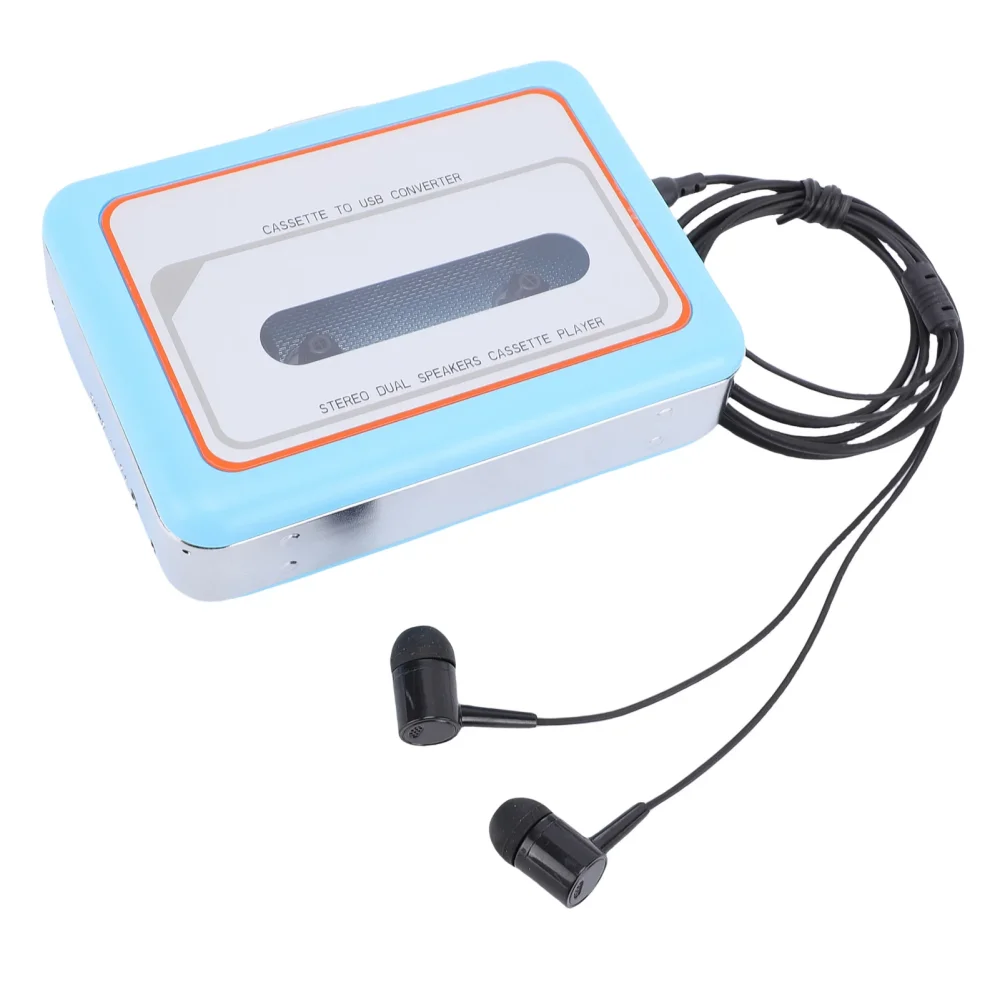Cassette to MP3 Converter Cassette Player Capture Audio Music Player Convert Tape Cassette on Tape to Laptop Via USB Wholesale