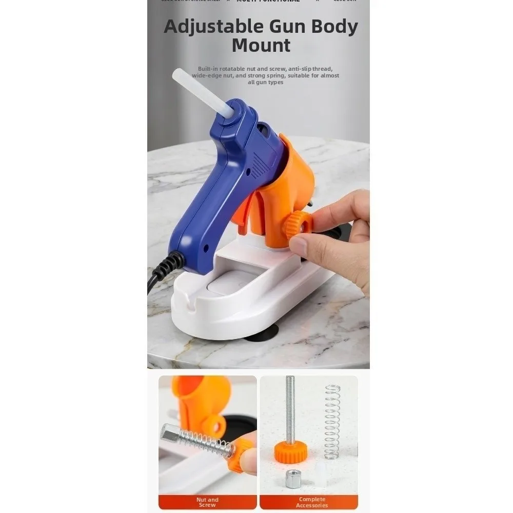 Universal Hot Glue Tool Stand Multi-functional with Drip Tray Hot Glue Rack Anti-Slip Portable Hot Glue Organizer Craft Projects