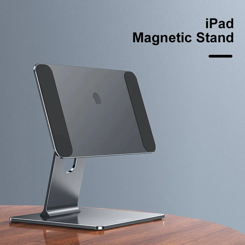 

Desktop Magnetic Tablet StandAluminium alloy magnetic tablet stand for Apple Air3/4 generation multi-function support stand