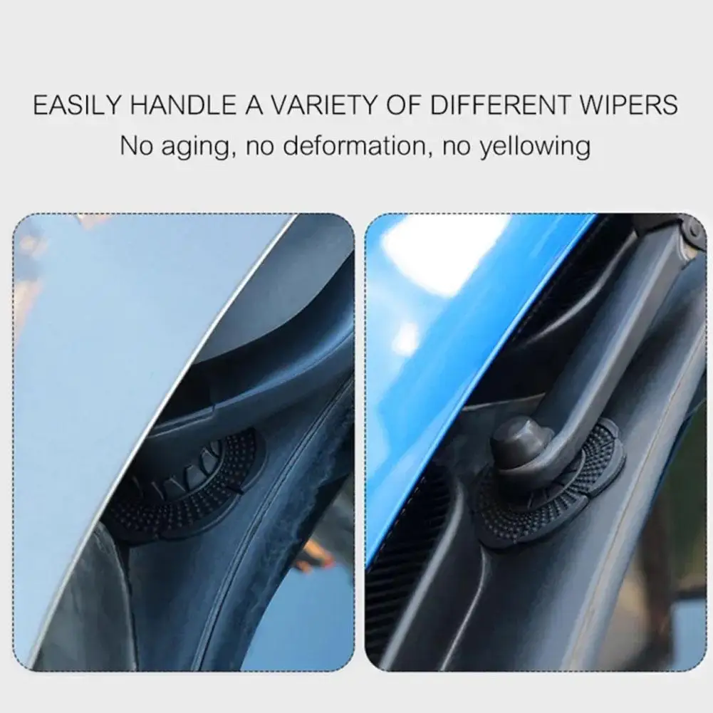 Car Wiper Arm Bottom Hole Protective Covers Silicone Hole Sleeve Car Wiper Dustproof Wiper Windshield Protector Q5M4