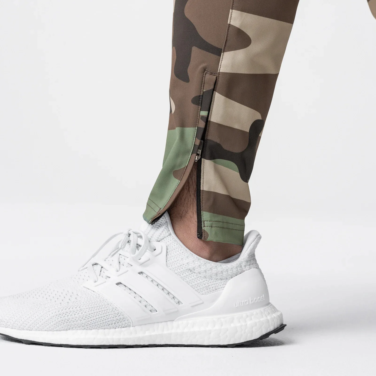 Viser de survêtement camouflage pour hommes, pantalons de survêtement skinny, design à fermeture éclair, entraînement de gym, fitness, mode décontractée, fjMale