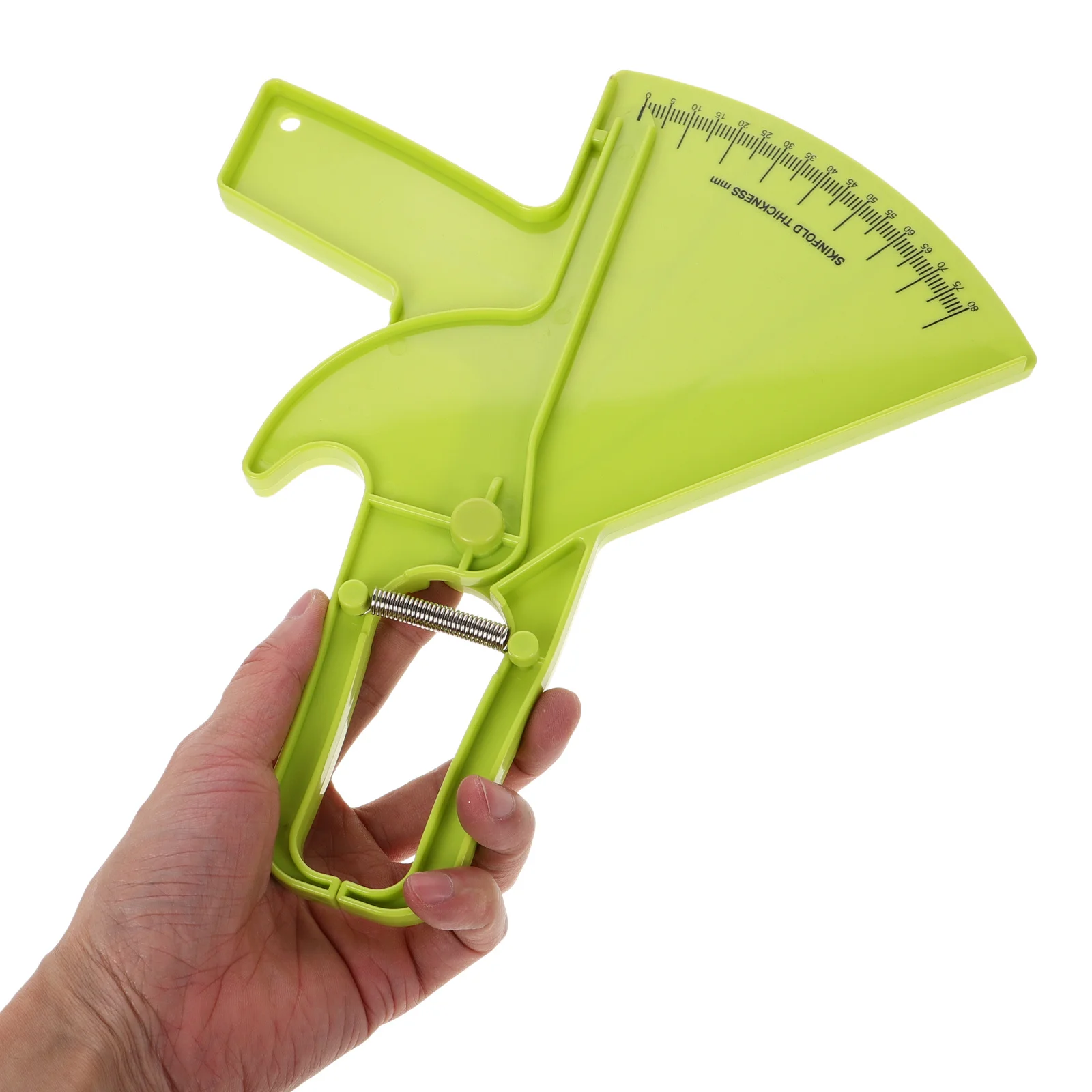 Plicomètre de graisse corporelle, outil de mesure précis des plis cutanés, testeur de graisse corporelle en plastique durable, appareil d'évaluation de la condition physique pour hommes et femmes