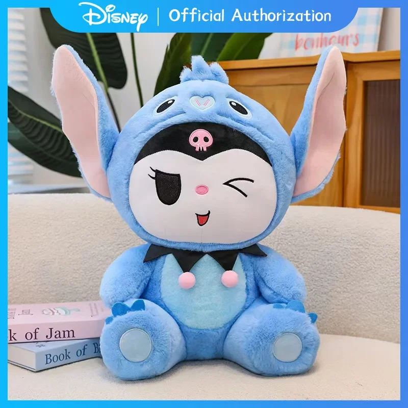 Disney-Jouet en peluche CAN o & Stitch, dessin animé mignon, Sanurgente Kuromi, beurre en peluche Anime, oreiller souvenir Kawaii, cadeau d'anniversaire, nouveau, 35cm-65cm