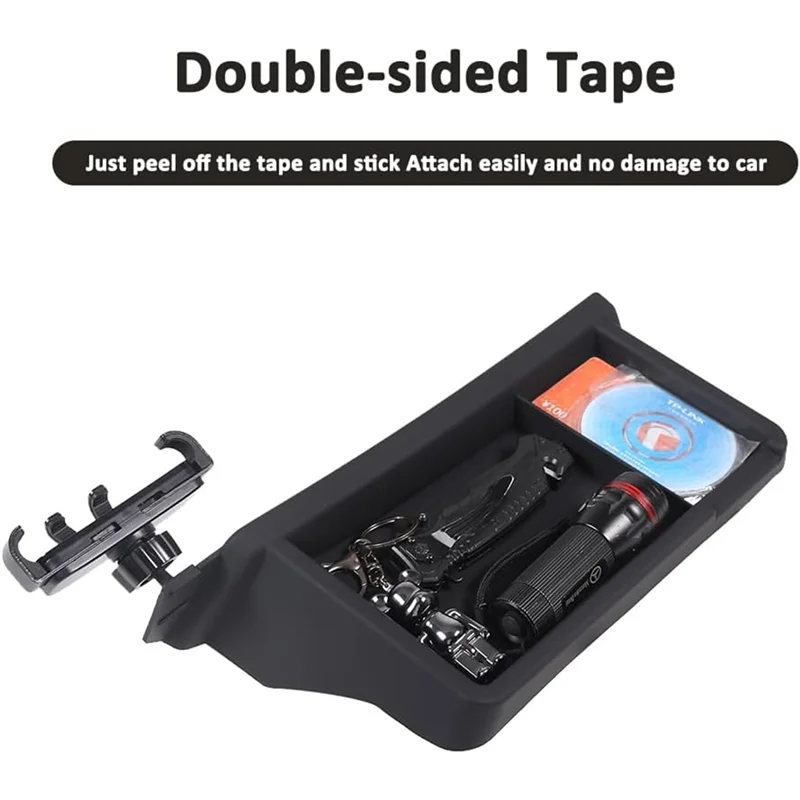 

For BMW X1 U11 2023-2024 Central Control Navigation Phone Holder Storage Box Phone Holder Tray Car Accessories