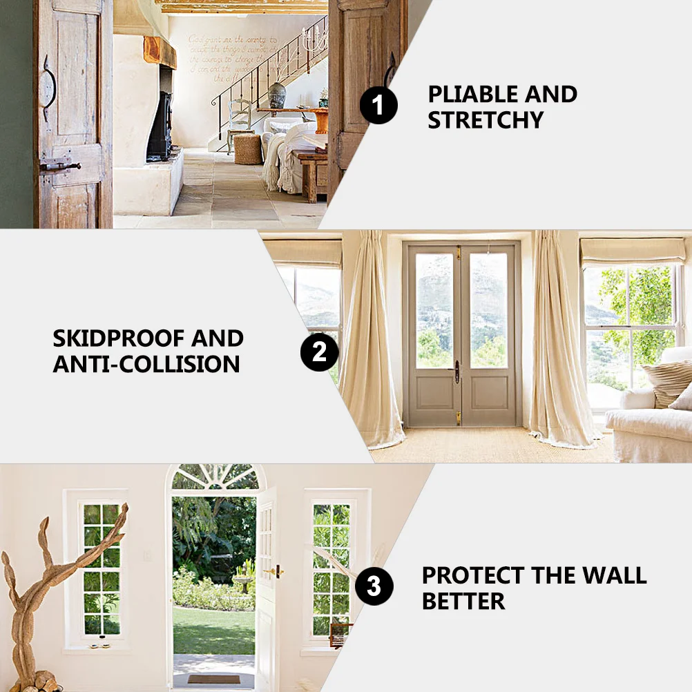 

Silicone Door Handle Protector Cover Anti Static Skid Proof Stretchy Door Knob Sleeve Baby Protective Cover Safety Bumpers