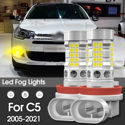 Canbus LED Fog Light Lamp 2pcs Accessories For Citroen C5 C5 Aircross 2005 2006 2008 2009 2010 2011 2012 2013 2014 2018 2019