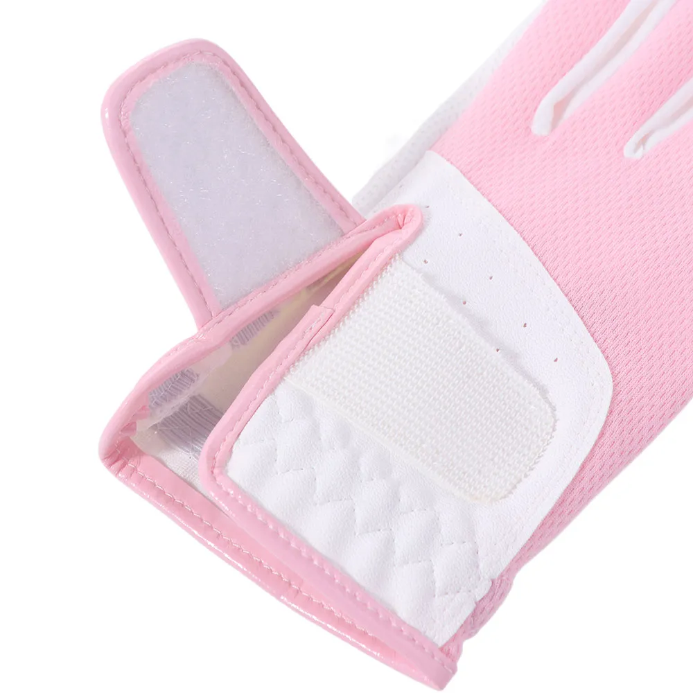 

Удобные женские спортивные перчатки, дышащие нескользящие женские перчатки для гольфа без пальцев, варежки для гольфа для левой и правой руки, спорт на открытом воздухе