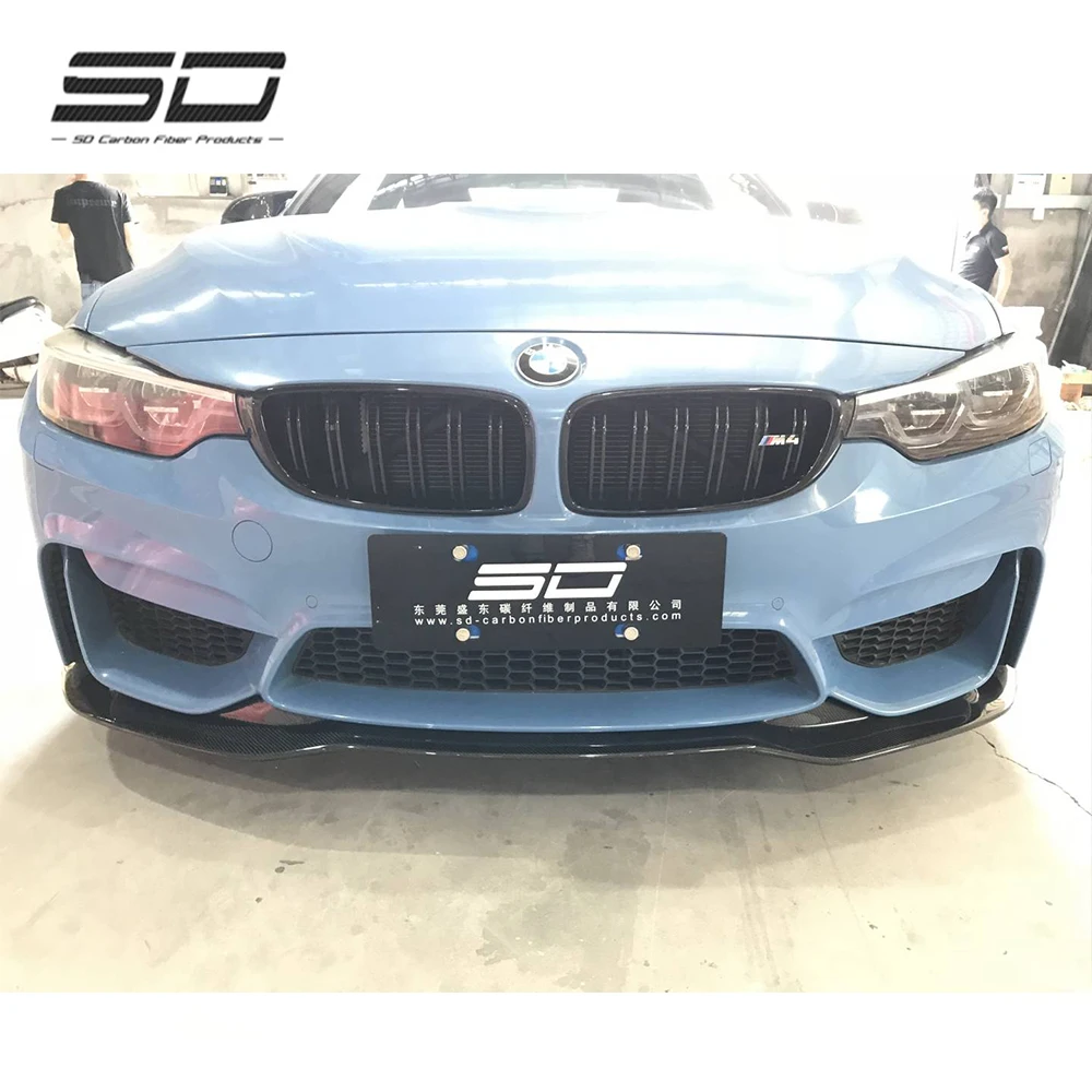 Carbon Fiber Body Kit PSM Style Front Lip Rear Diffuser Side Skirt spoiler For  M3 M4 F80 F82 F83