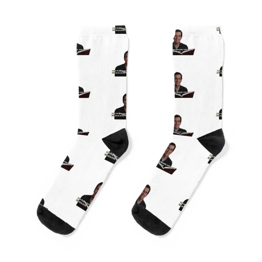 

When Life Gives You Lemonade Make Lemons Phil Dunphy Socks Run warm winter happy Socks For Man Women's