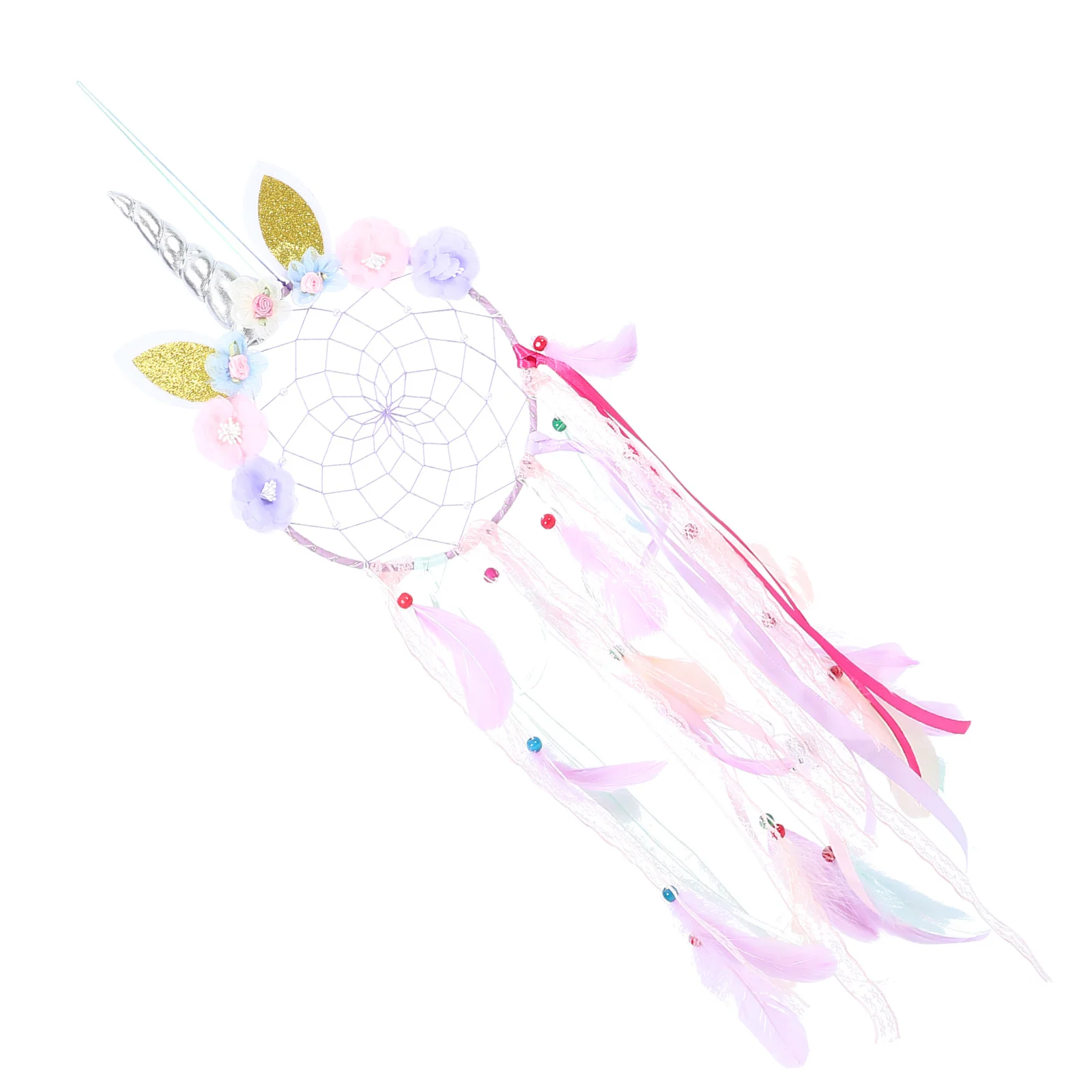 

1pc Dream Catcher Luminous Hanging Decor For Bedroom Living Room Nursery Room Wall Decoration Gift Photo Props Home