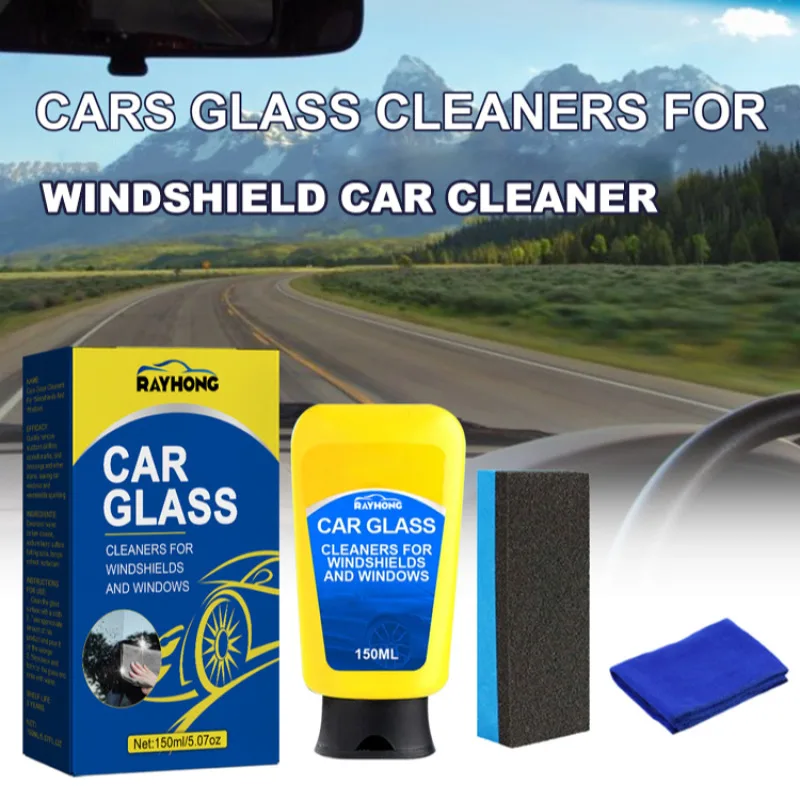 1/2PCS Windshield car cleaner,mirror cleaner windshield oil stain cleaner defogger car cleaner