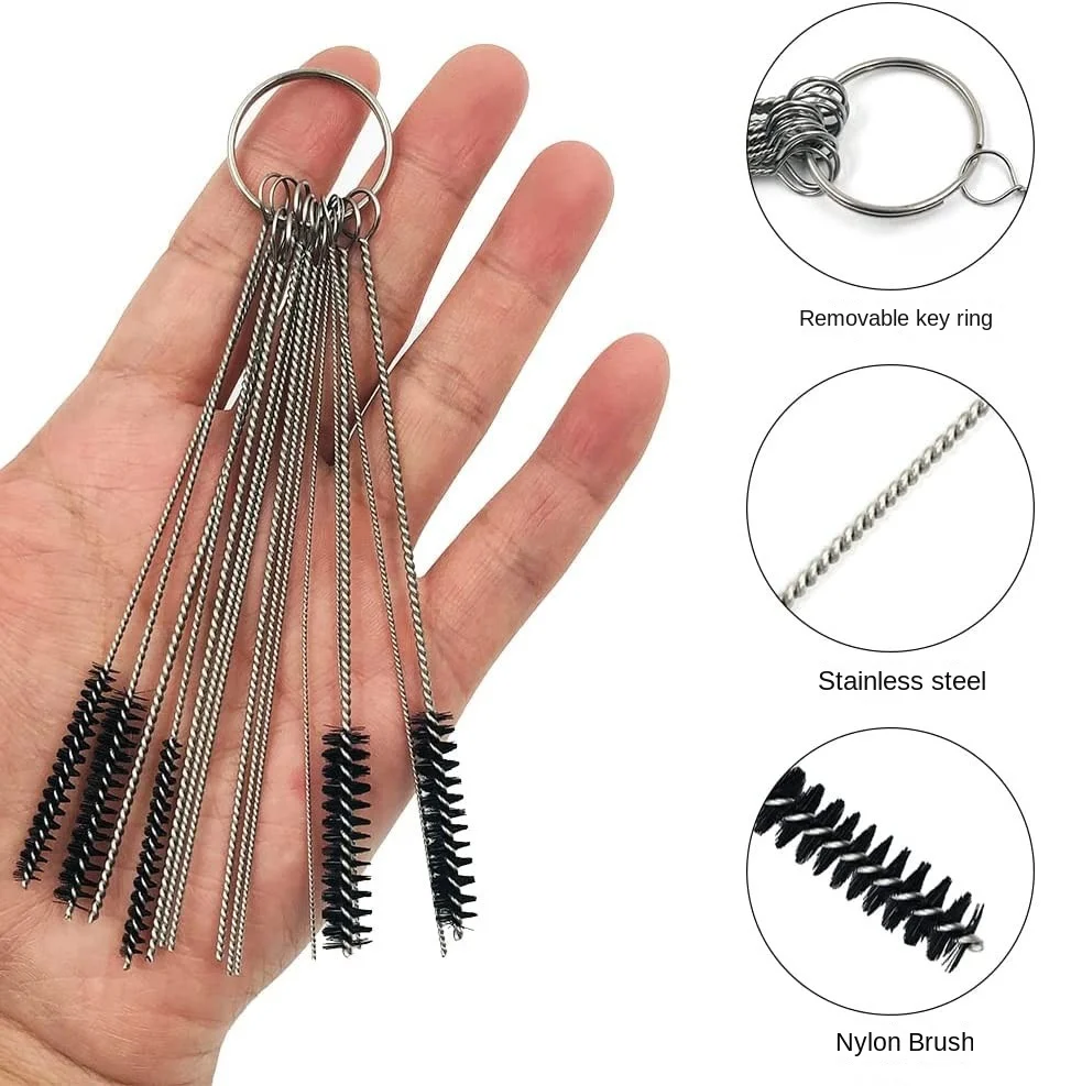 Professional Hot Sale Airbrush Accessories Air Brush Cleaning Repair Tool Kit Airbrushes Needle Brush Set Spray Gun Tools image 5